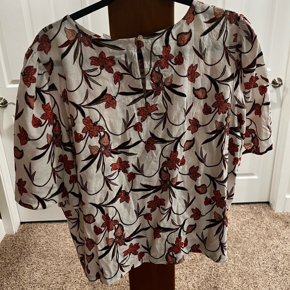 LOFT women’s floral pattern blouse